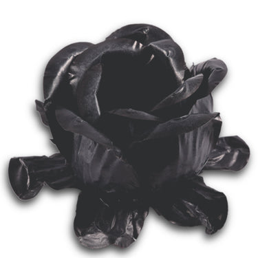 Queen Flower Truffle Wrapper - Black (30 Pack)